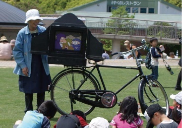 自転車紙芝居