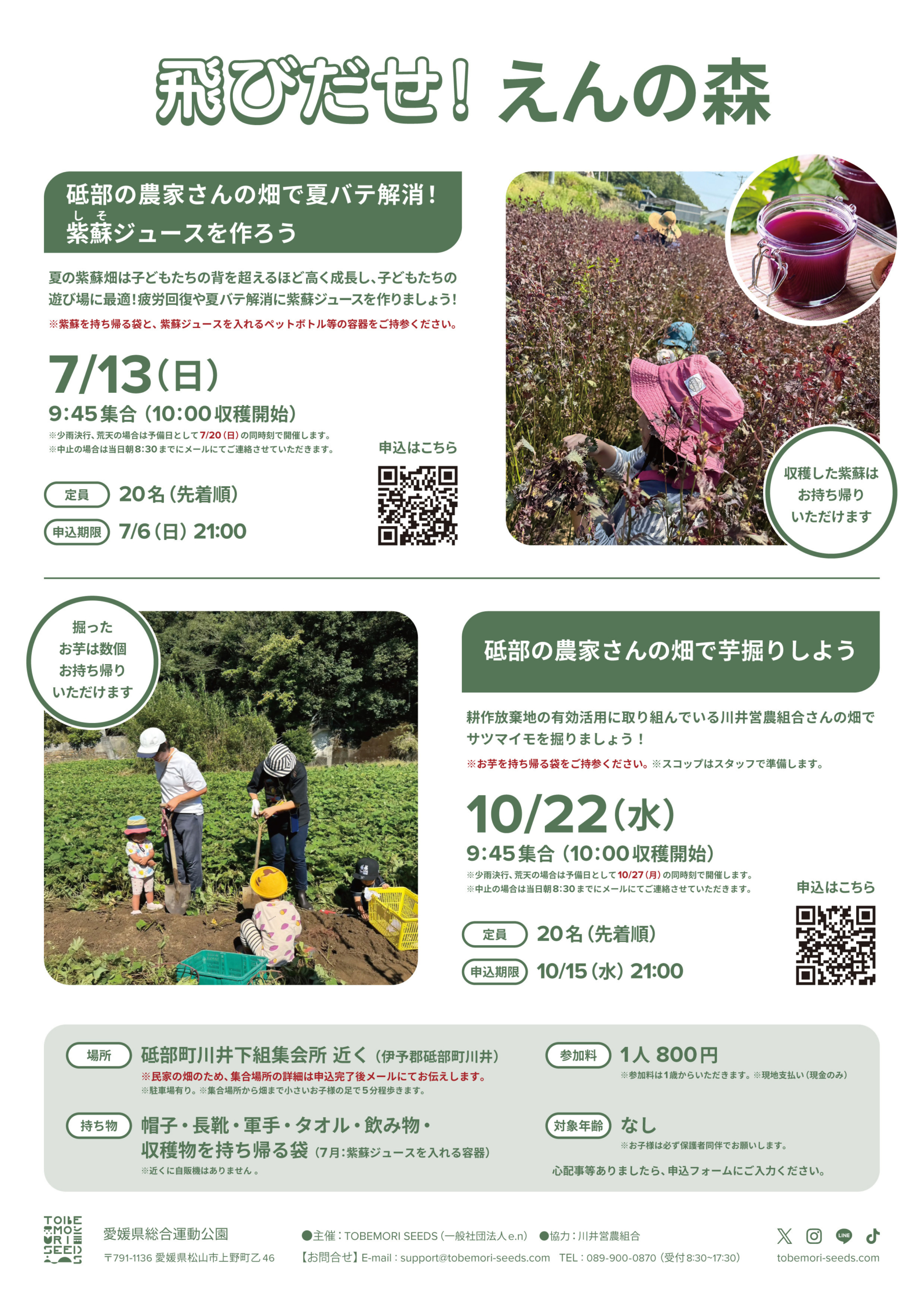 飛びだせ！えんの森