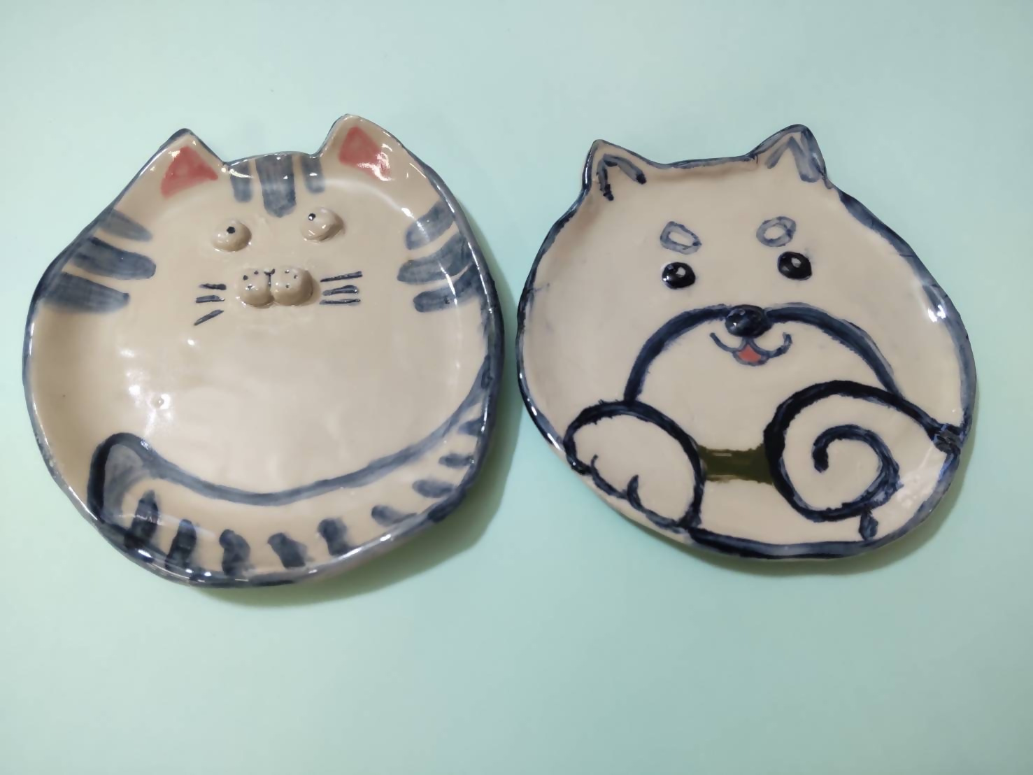 ワンにゃんプレート