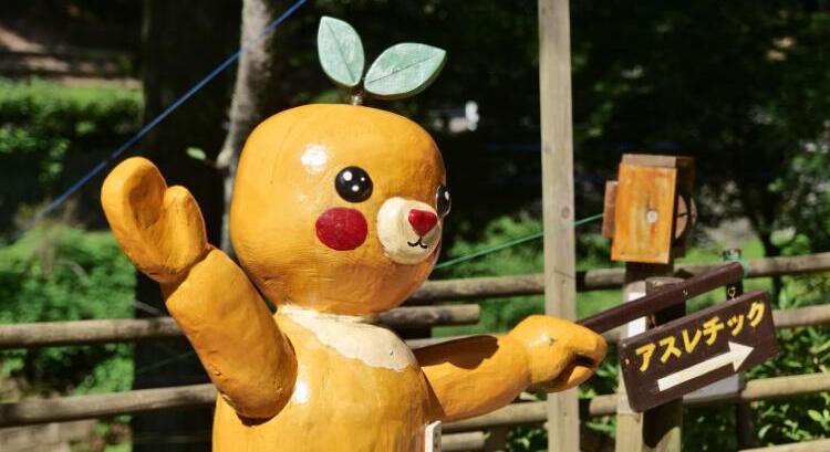 気分はアルプスの少女！？秋の森林公園でアスレチックと結のブランコを楽しもう！