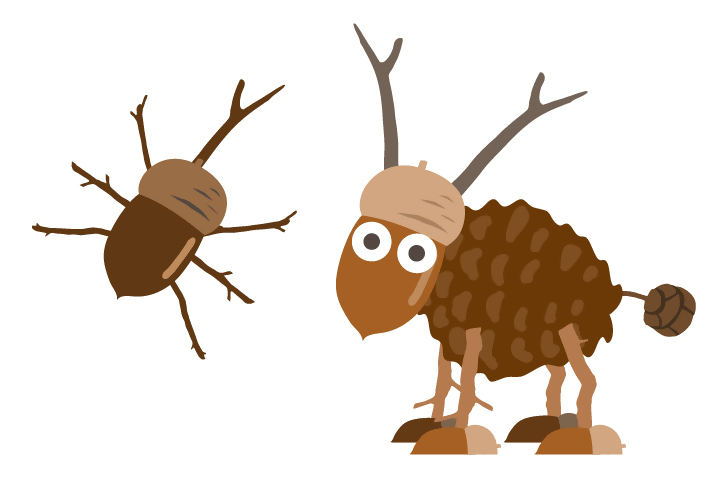 自然に親しむネイチャークラフト