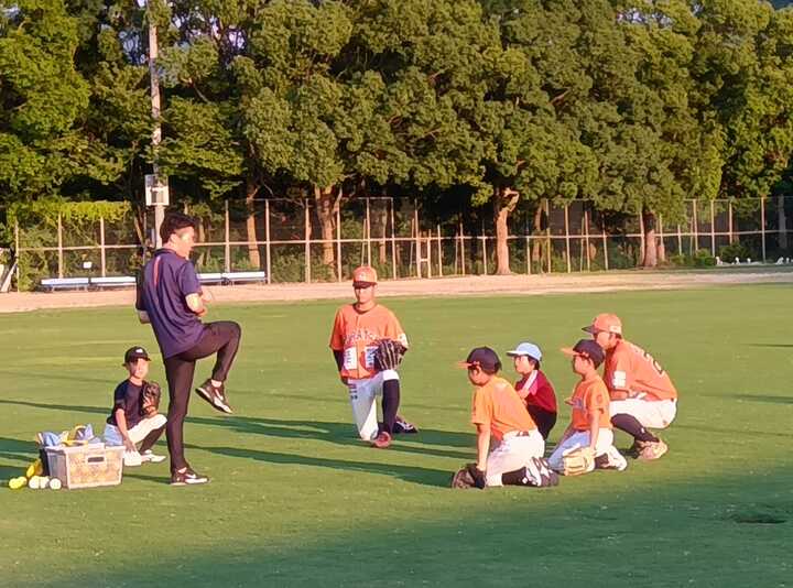 愛媛マンダリンパイレーツ 野球教室 無料体験会 TOBEMORI SEEDS  PRO  SPORTS SCHOOL